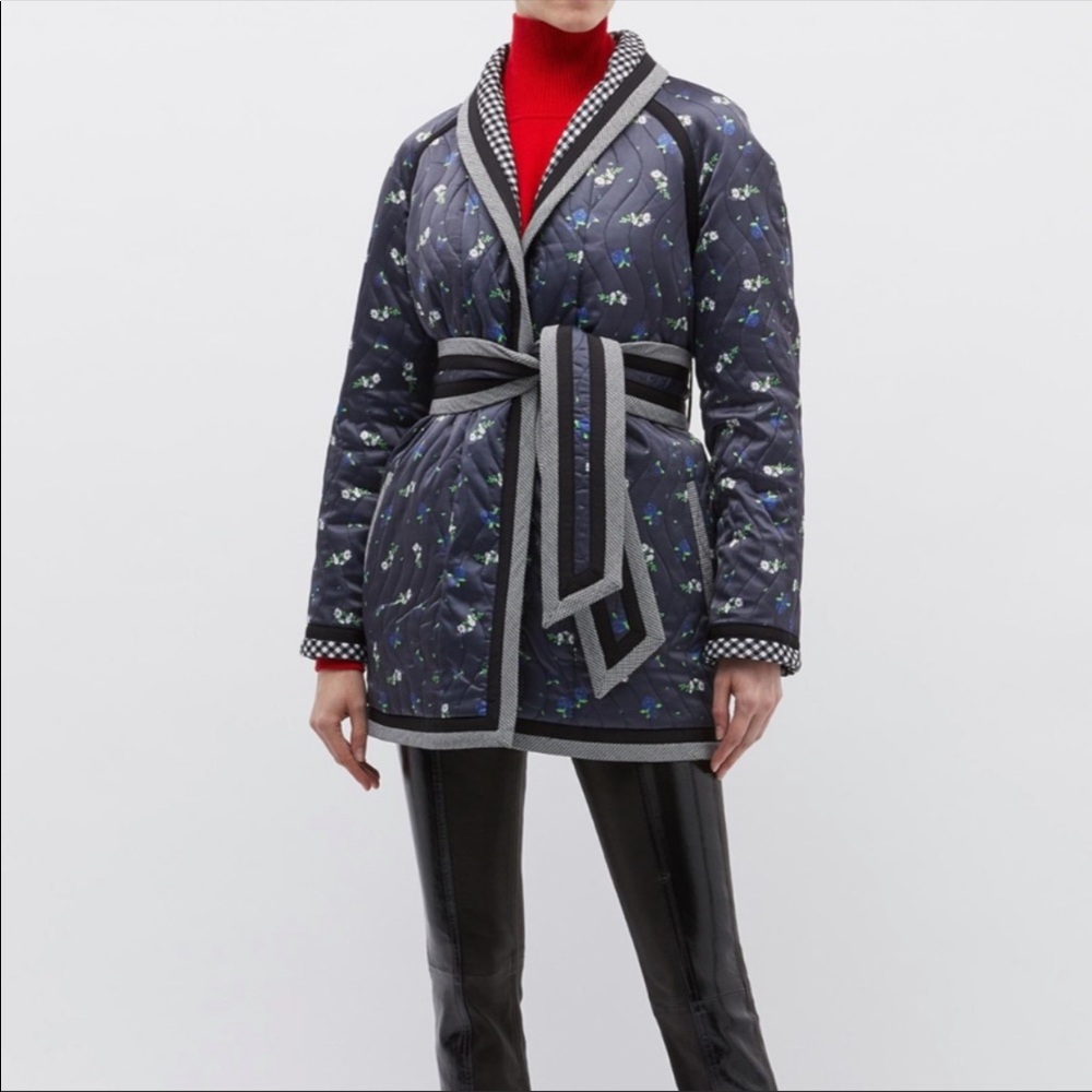 NWT Opening Ceremony Reversible Patchwork Coat